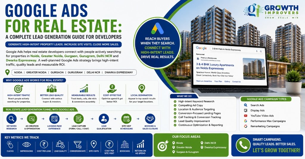 Google Ads for Real Estate: A Complete Lead Generation Guide for Developers