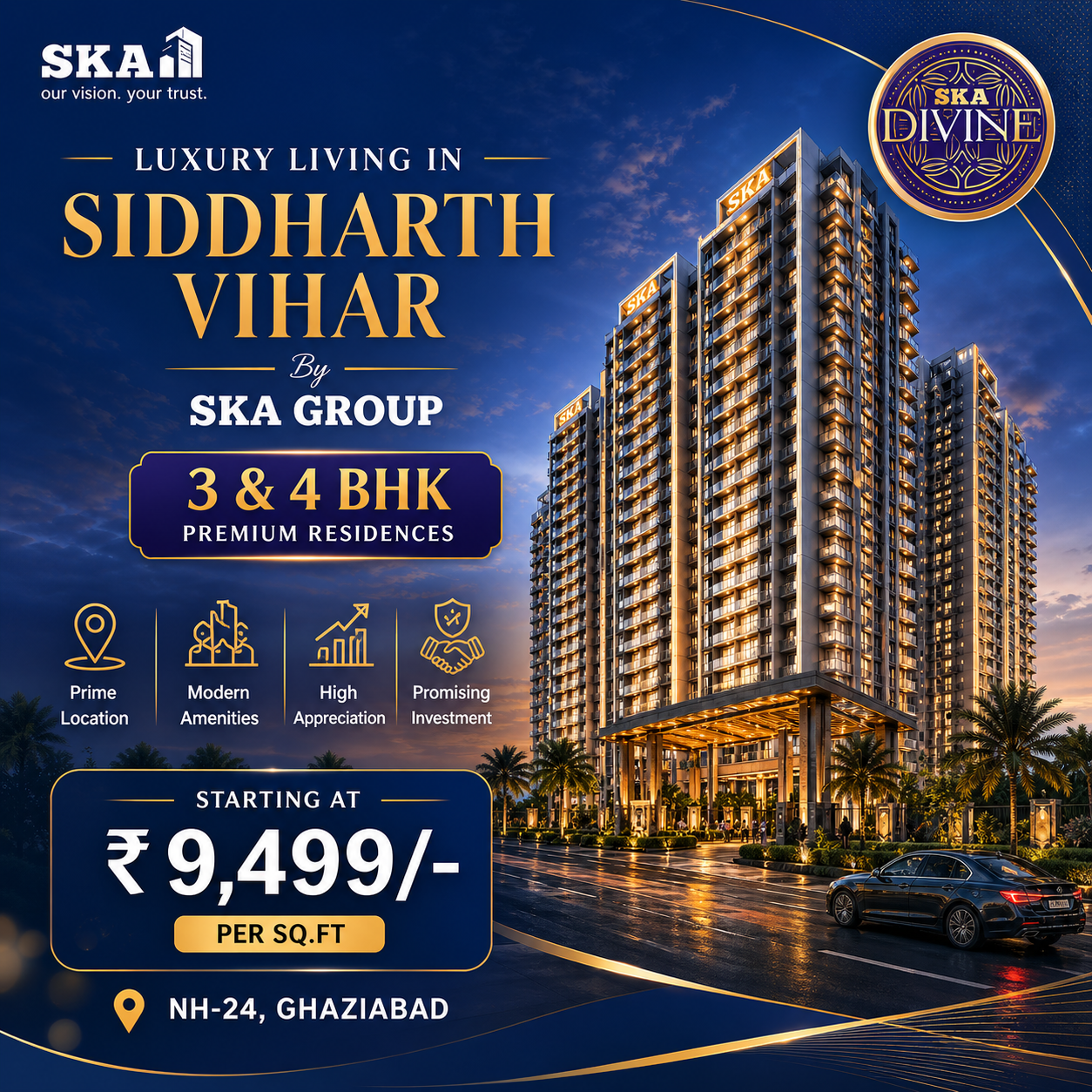 SKA Divine by SKA Group - Luxury Group Housing