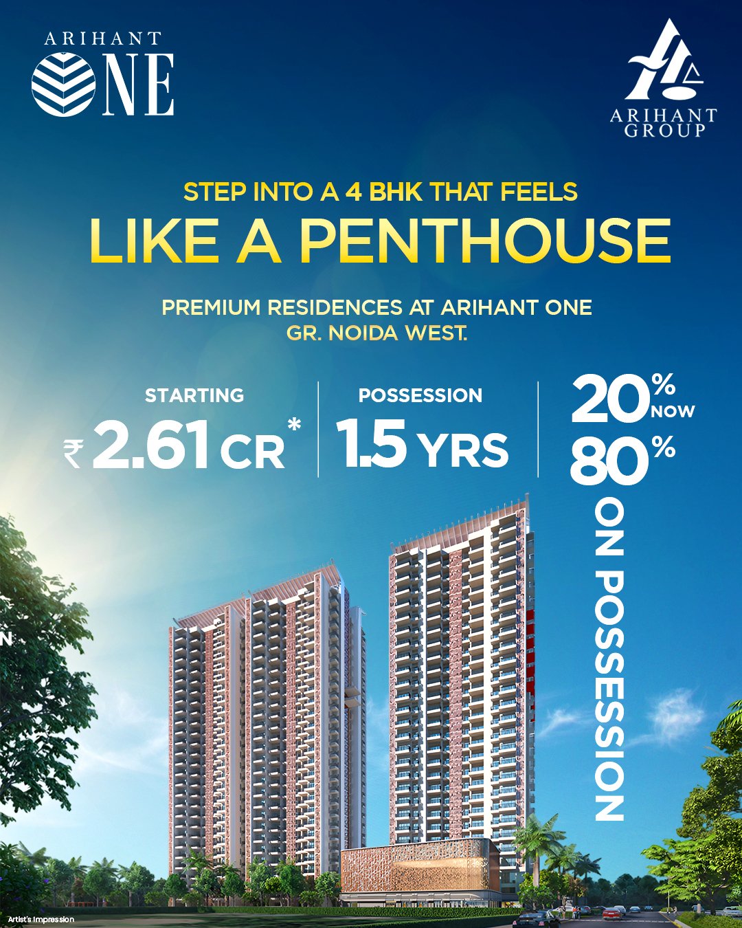 Arihant One — Luxury Residential High-Rise Greater Noida West