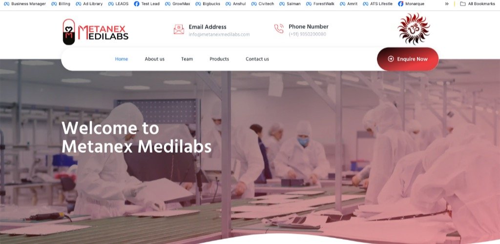 Welcome to Metanex Medilabs Pharmaceutical and Medical Lab Facility